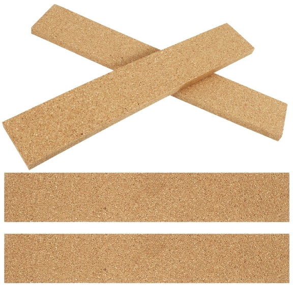 unbranded 4 Pcs Corkboard Self-adhesive Cork Strips Office 30.00X5.00X1.20CM Light Brown