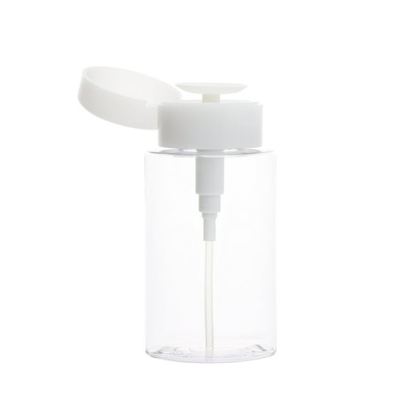 unbranded 4 Pcs Travel Bottle for Makeup Remover Pump Hand Soap Dispenser Empty Liquid Large Shampoo White