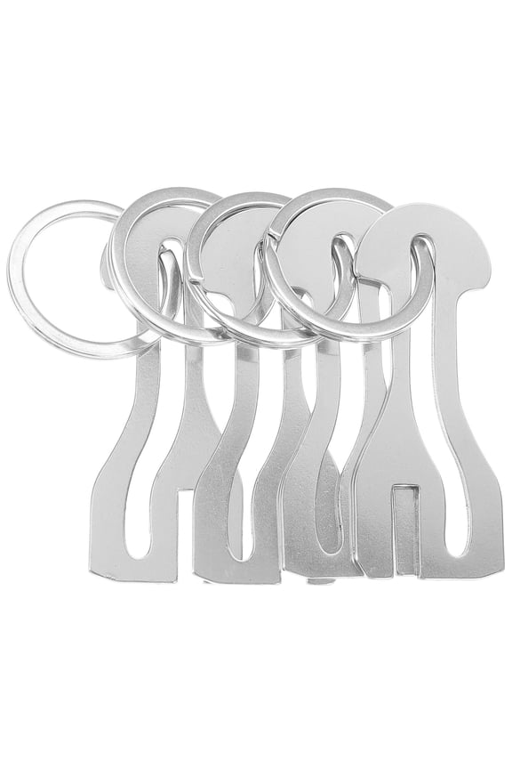 4 Pcs Trolley Shopping Keychain Token Keychains Shape