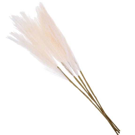 LITINKIMI Faux Artificial Grass Beige Woven Material 4Pcs 17.68X2.36X0.20in