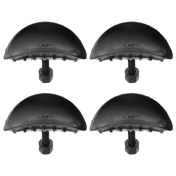 HEMOTON 4Pcs Rim Protector Black Plastic Tire Lock for Cars and Bikes with Contoured Shape