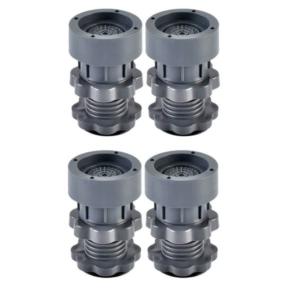 BESTYASH Washer Foot Pads Moisture Proof Dark Grey 4Pcs