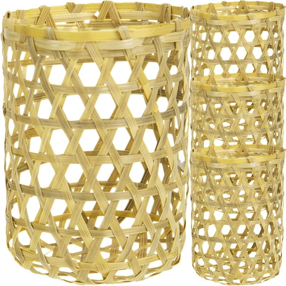 KALLORY Cup Vase Sleeves Khaki 4Pcs 2.6X2.2X2.2In