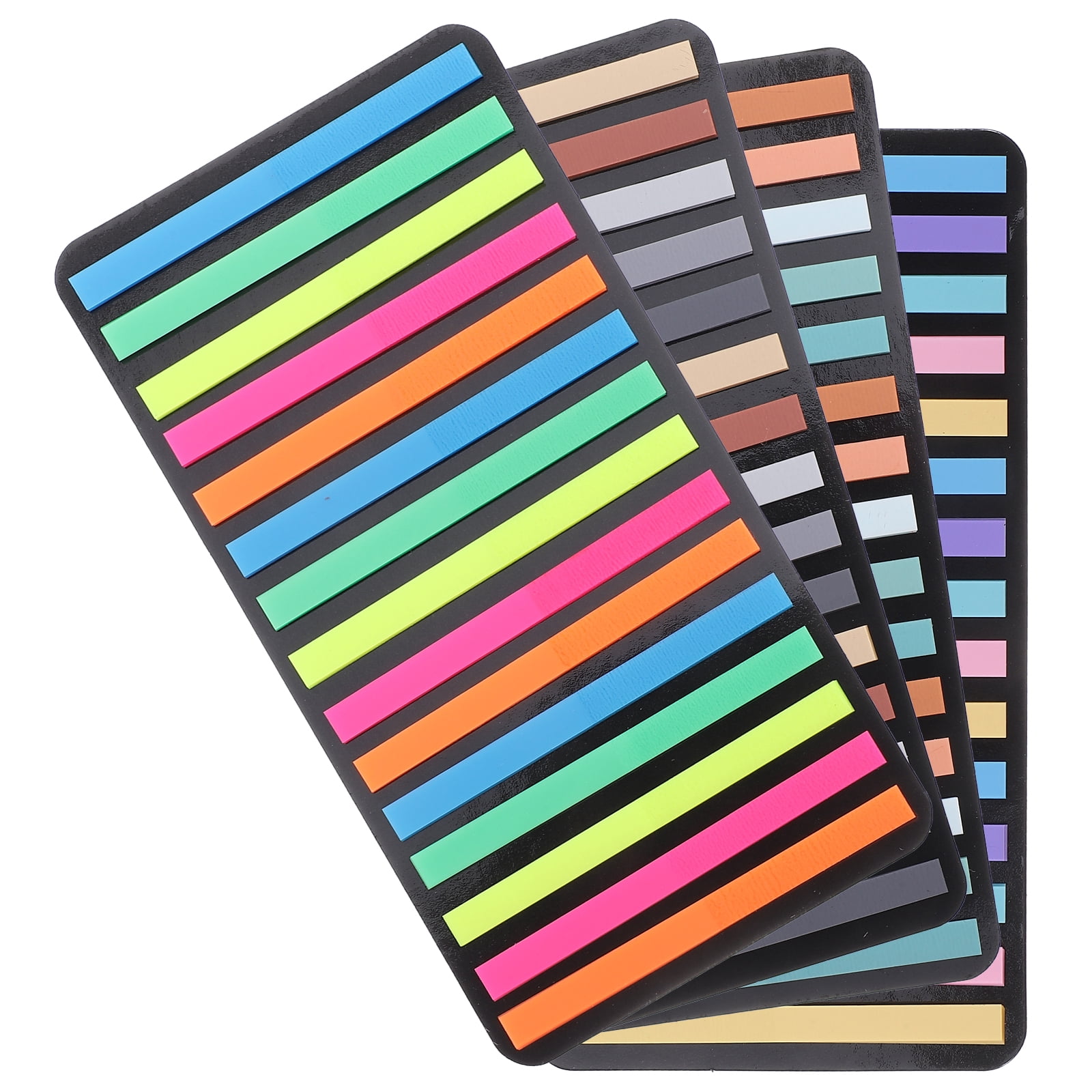 MLINS Portable Highlight Strips for Reading with Assorted Color PET ...