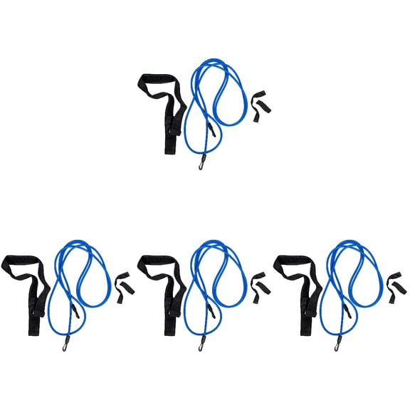 unbranded 4 Sets Swim Training Kit Swimming Resistance Set Swimming Bungee Belt Kit Swim Exercising Tool