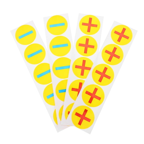 unbranded 4 Sheets Electrical Panel Labels Sticker Circuit Breaker Labels Battery Polarity Sticker Stickers