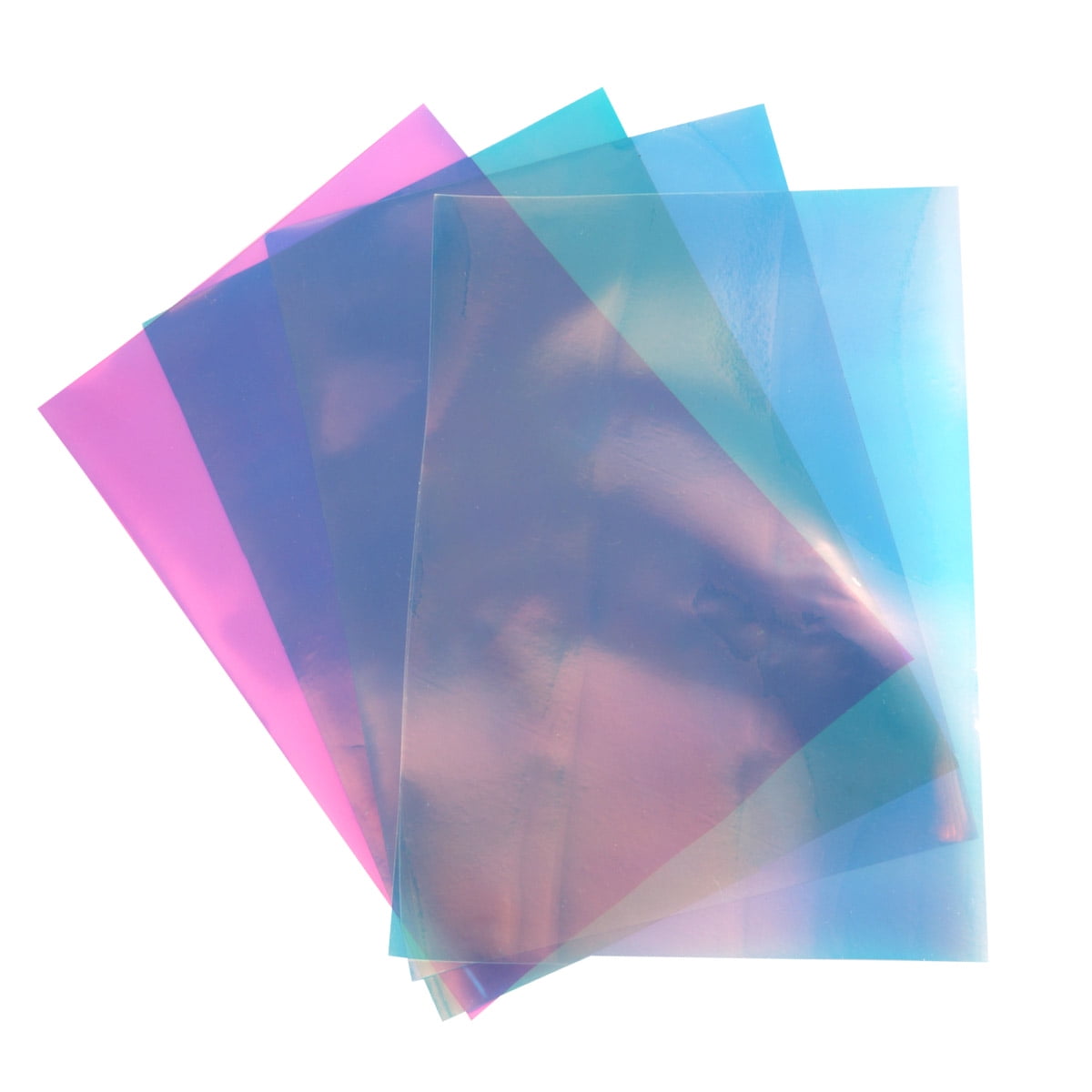 LITINKIMI Bag Making Materials Film PVC Pink 4 Sheets for Handbags