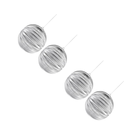 unbranded 4 pcs Folding Ball Shaped Hanging Ornaments Birthday Wedding Party Supplies