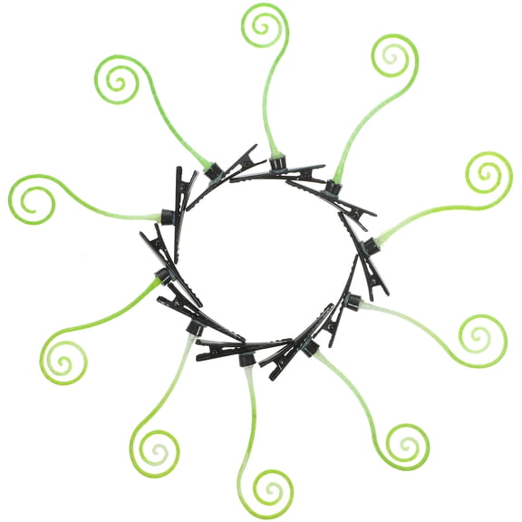 unbranded 40 Pcs Hair Accessories for Girls Scrunchies Ponytail Holders Child Green