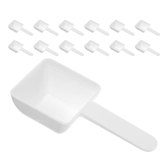 LITINKIMI White Plastic Laundry Scoop for Precise Powder Measuring and Efficient Washing Tasks