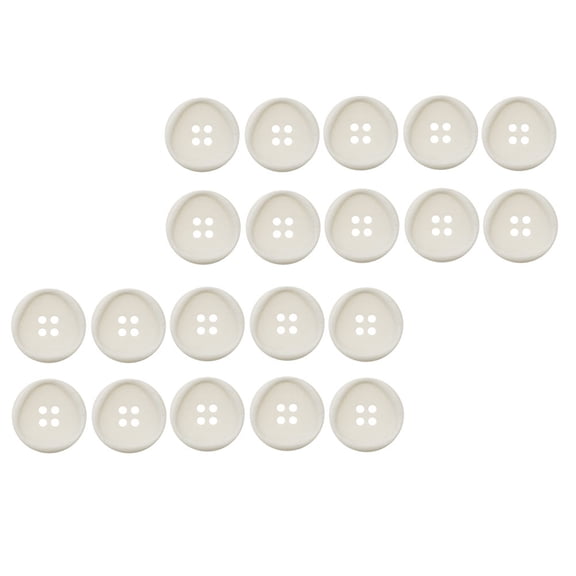 Simple Fashionable Resin Buttons for DIY Sewing Crafts Black Color 40pcs