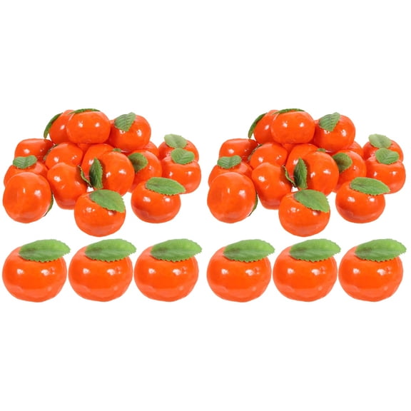 unbranded 40 pcs Simulation Orange Decoration Orange Props Home Kitchen Orange Model Fruit Model