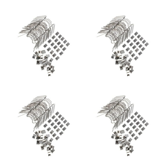 unbranded 400 Pcs Greenhouse Glass Clips Stainless Steel Greenhouse Repair DIY Heavy Duty Sheet Clip for Home Shop