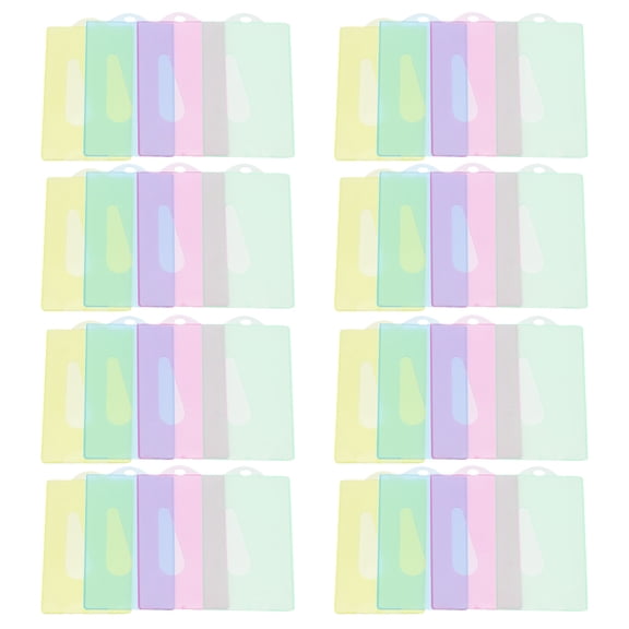 unbranded 40pcs Portable Student ID Cards Covers Convenient Bus Cards Protective Covers