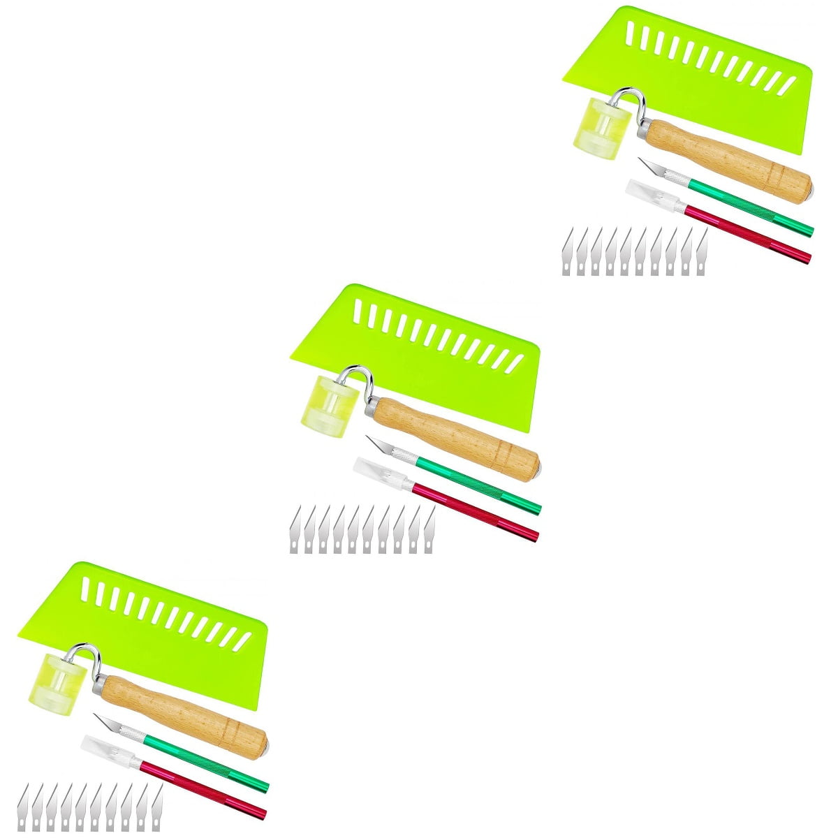 unbranded 42 pcs  Wallpaper Smoothing Tool Kit Professional Wallpaper Squeegee, Rubber Rollers