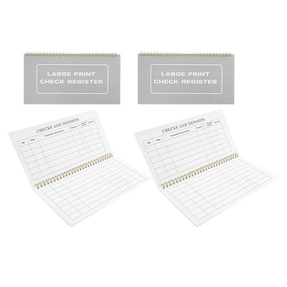 unbranded 4Pcs Check Books With Date Section For Individuals And Business Users