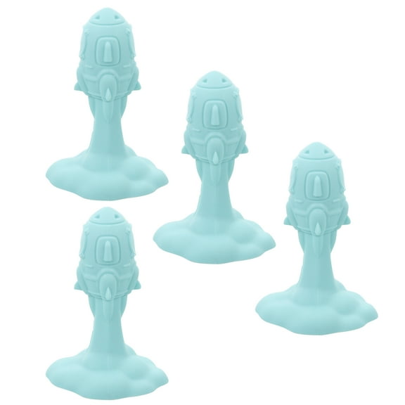 unbranded 4Pcs Outdoor Camping Pole Cap Tent Pole Protector Tent Pole Insulated Caps