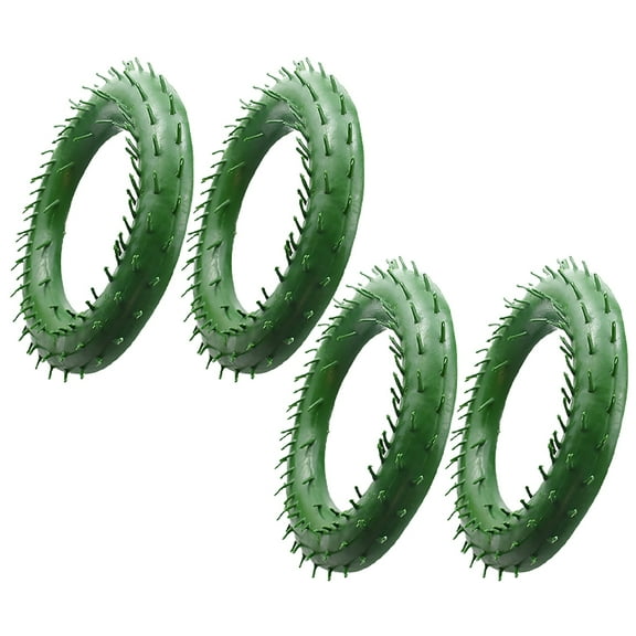 TEHAUX 4-Pack Plastic Wreath Supports for Floral Arrangements and Craft Projects, Sturdy Frame for Decorations