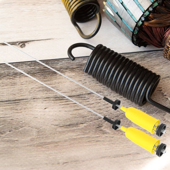 Raindrops 4Pcs Washer Suspension Rod Kit Iron Balance Rods Washer Replacement Part with Stable Shock Absorbing