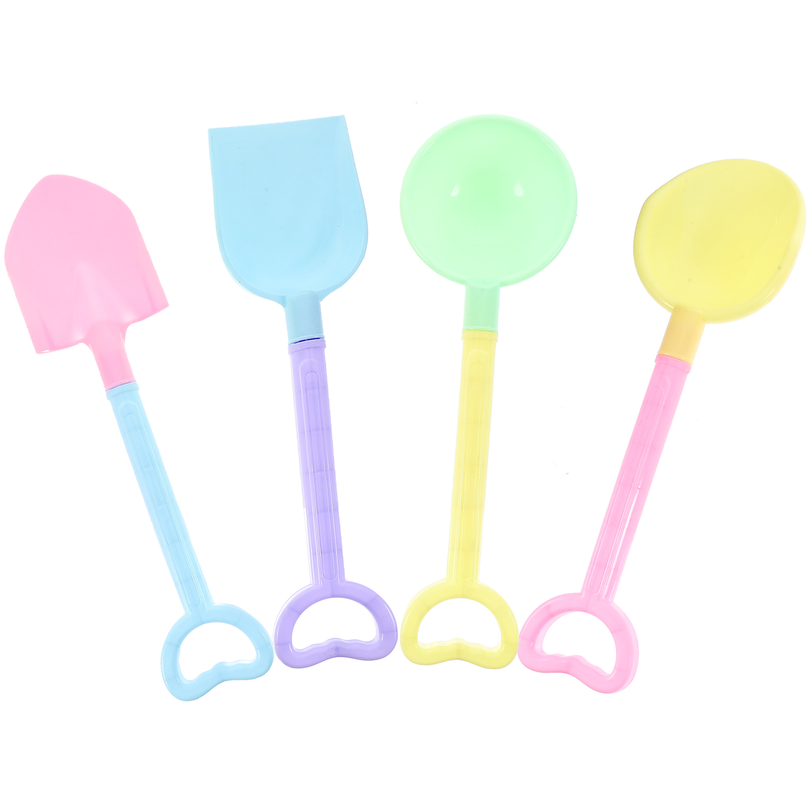 unbranded 4pcs Beach Sand Toys Plastic Sand Shovels Sand Digging ...