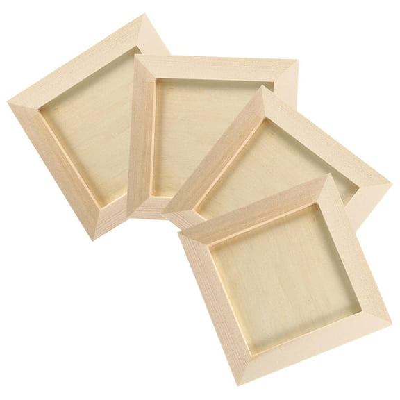 unbranded 4pcs Clay Frames Clay Picture Frames DIY Painting Picture Frames Diy Clay Picture Frames