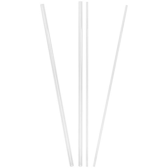 Clear Transparent PC Tubes Unbreakable Craft Pipes for Home Use 4 Pcs