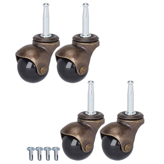 unbranded 4pcs Computer Chair Wheel Stem Caster Wheel Heavy Duty Caster ...