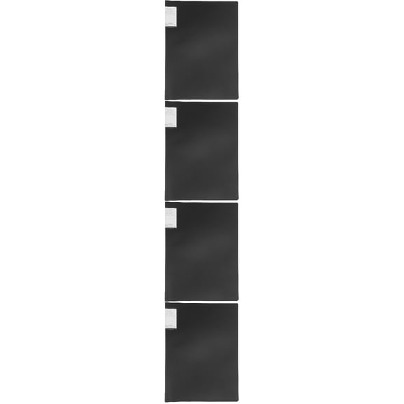 YSNOOWE Black Plastic A3 Display Book Document Storage for Office and Home 4Pcs