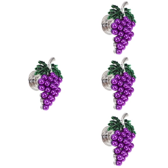 unbranded 4pcs Grape Shaped Pull Handle Zinc Alloy Cabinet Pull Handle Drawer Door Knob Knob Decoration