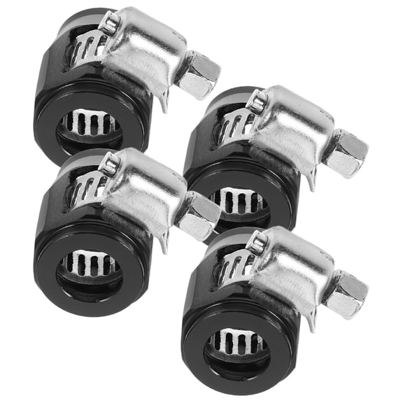 unbranded 4pcs Hose Aluminum Alloy Clip Hose Fastener Oil Tube Clamp Hose Clamp Car Accessory Rubber Hose Clamp For Replacement