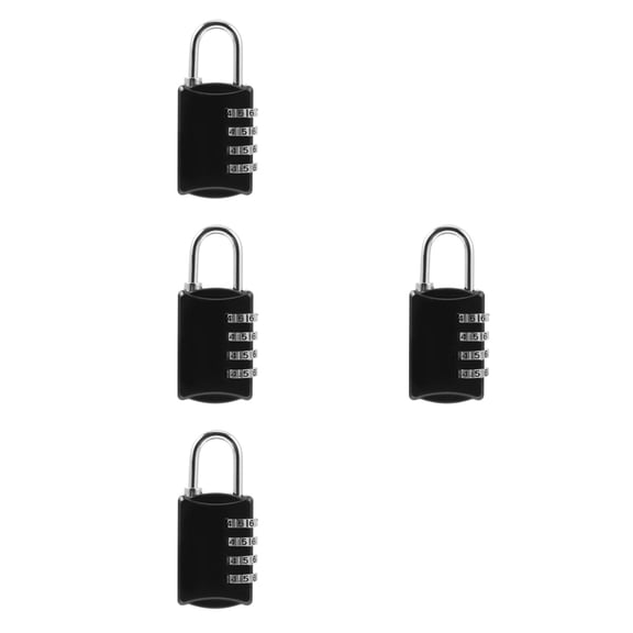 unbranded 4pcs Locker Lock 4 Padlock Combination Lock Pad Lock for School Gym Locker