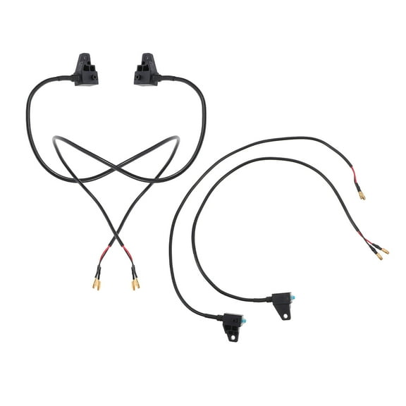 LITINKIMI Brake Light Switch Motorcycle Parts And Accessories Black 4Pcs 20.5x1.2x0.6In