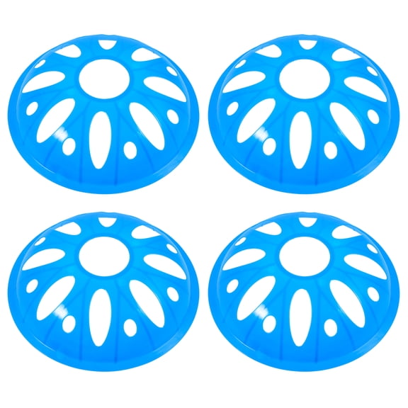 GOOHOCHY Football Training Cones Blue 4Pcs 7.86X7.86X0.08in