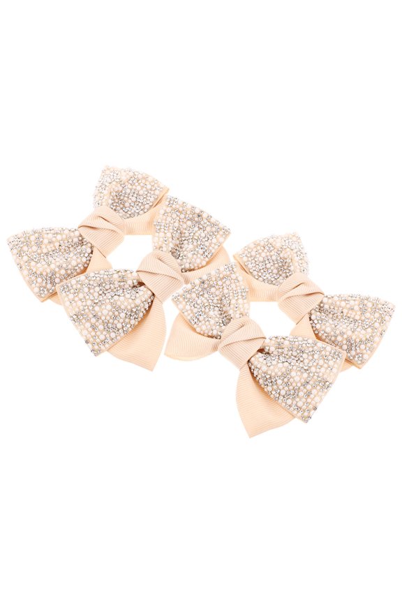 unbranded 4pcs Shoe Decorations Bow Shaped Decorative for Women Fashionable Shoes