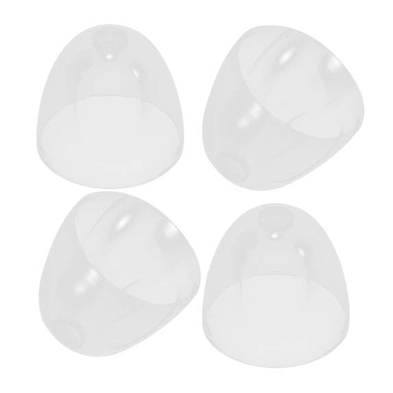 Baby Bottle Caps 4pcs Bottle Cap Accessories for Wide Neck Baby Transparent Dust Cover Durable and Secure Fit Ideal for Daily Use