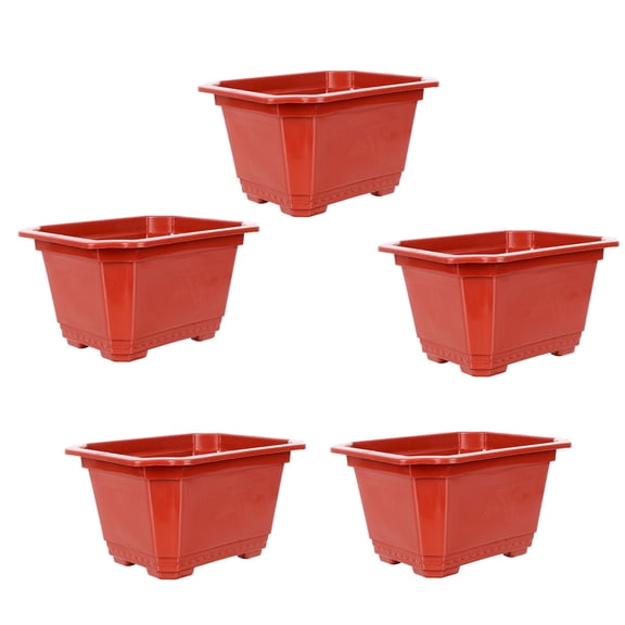unbranded 5 PCS Imitation Ceramic Vegetable Pot Cachepots for Orchids Plastic