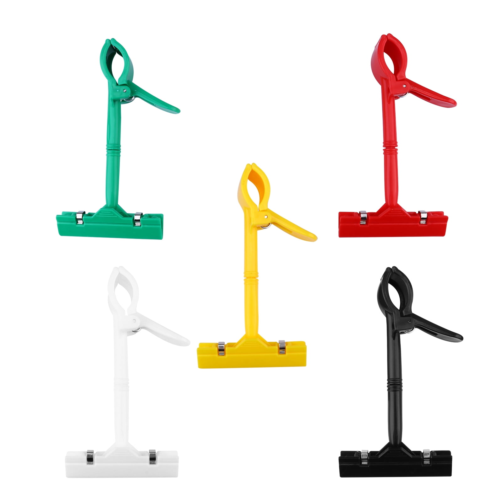unbranded 5 Pcs Adjustable Merchandise Sign Display Clip Plastic Clips ...