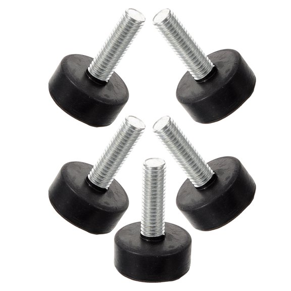 unbranded 5 Pcs Adjustable Shock Absorber 4.00X2.50X2.50CM Black