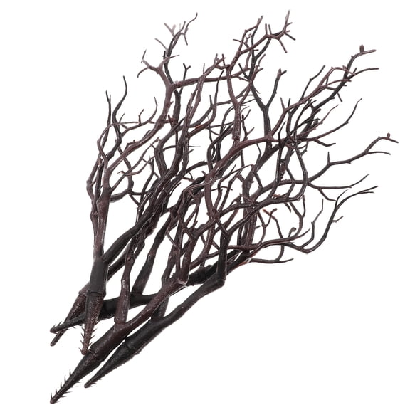 RENACLIPY Brown Soft Rubber Artificial Twigs for Decoration, Festive Faux Branches for Indoor and Outdoor Use