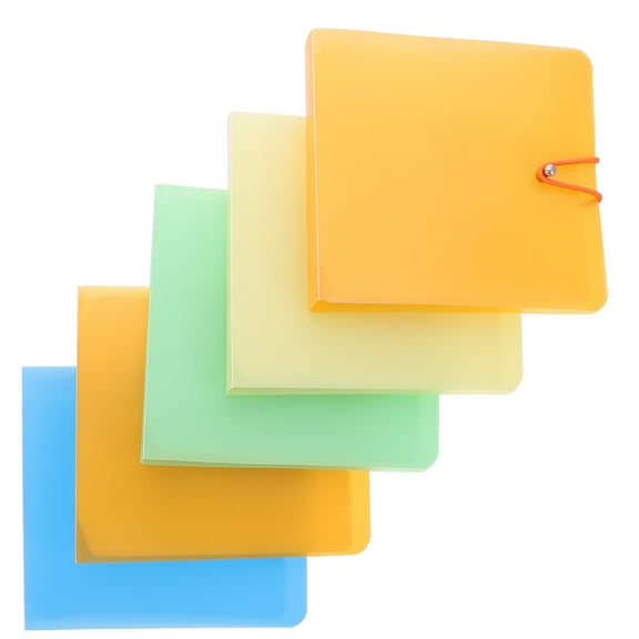 unbranded 5 Pcs Five Book Binders 12 Pcs CD Case CD DVD Carrier 13.5X14.5CM