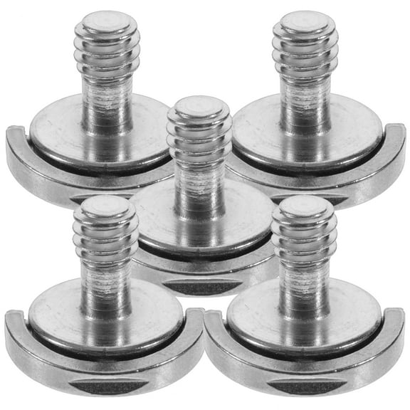 unbranded  5 Pcs Camera Mount Screw for Action Motorcycle Phone Security Stand Tether Silver
