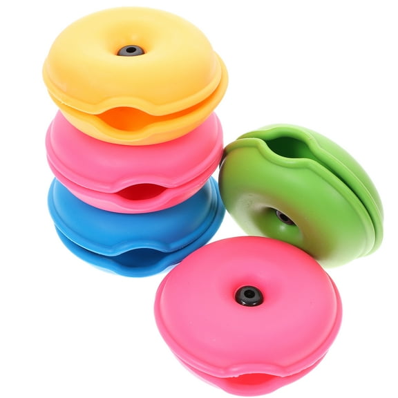 5 Pcs Colorful Turtle Shape USB Charger Cables with Data Transfer, Cable Storage Reels, Earphone Protectors, Headphone Accessories