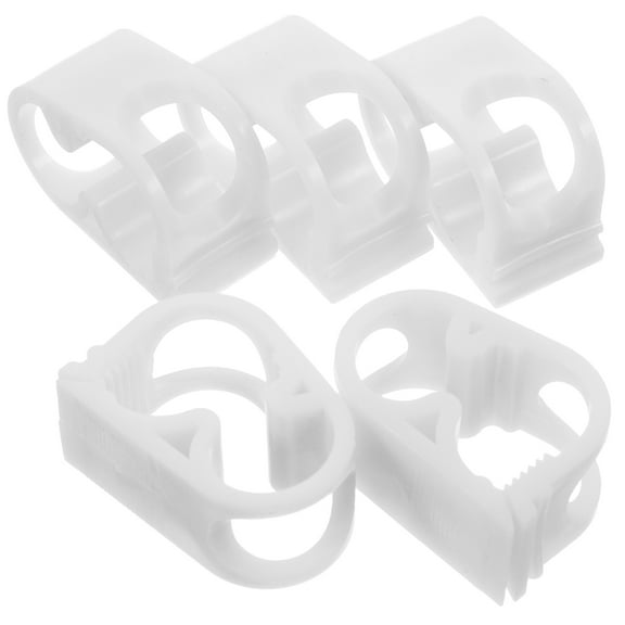 unbranded 5 Pcs Double-sided Reflector Hose Conduit Flow Controller 3.60X2.10X1.75CM White