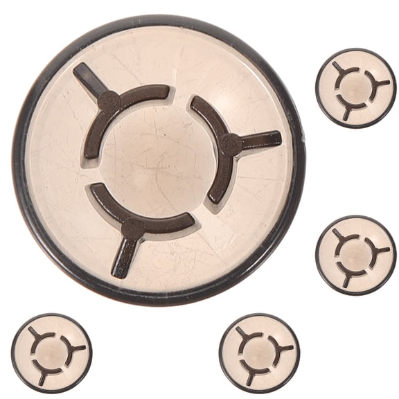 KALLORY Guitar Effect Pedal Footswitch Toppers Plastic 5Set 1.1x1.1x0.3In