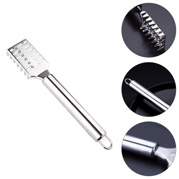 5-Piece Fish Scale Remover Kit with Scraper Tools for Removal in Kitchen and Outdoor Fishing Activities