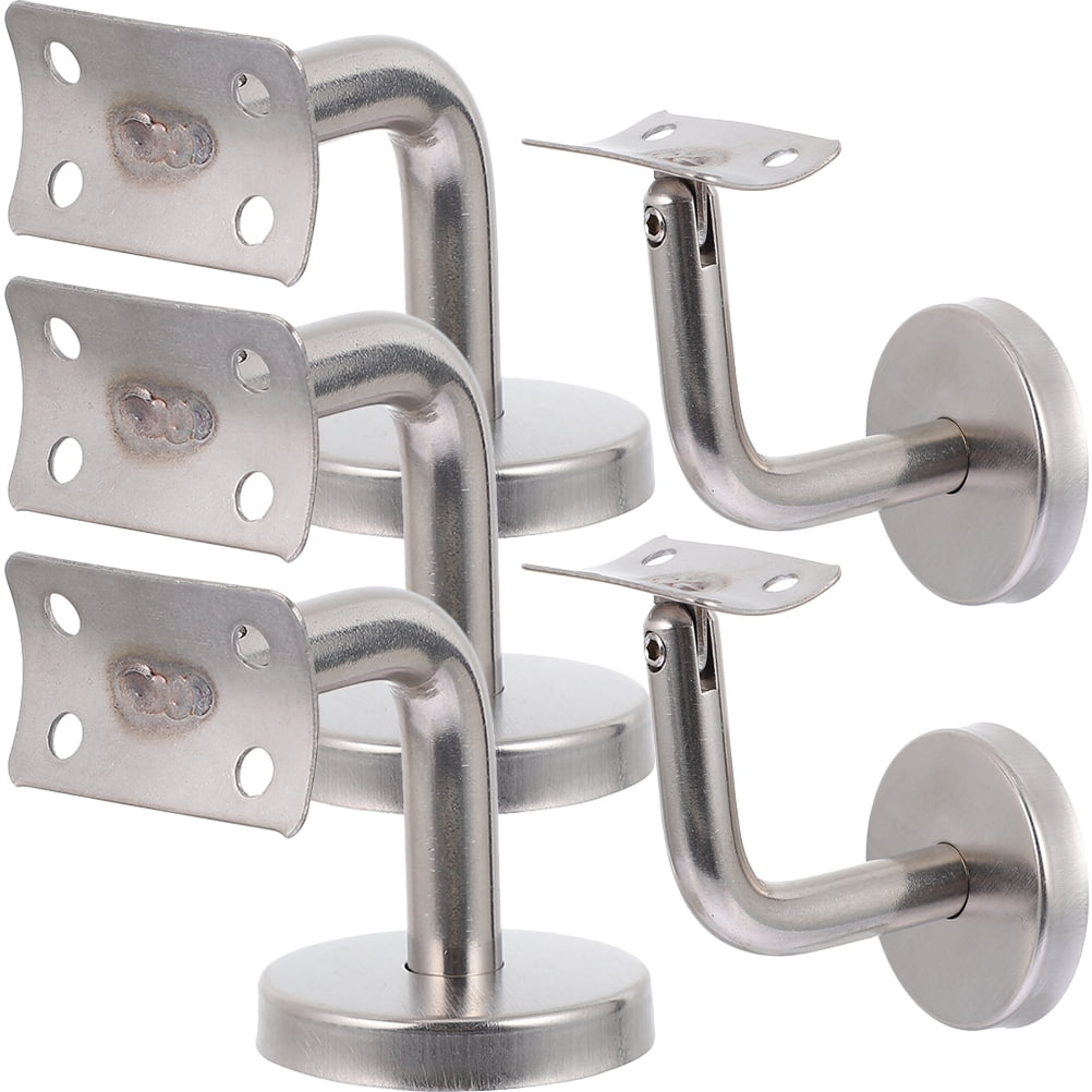 unbranded 5 Pcs Hand Railing Brackets Stair Handrail Column Support ...