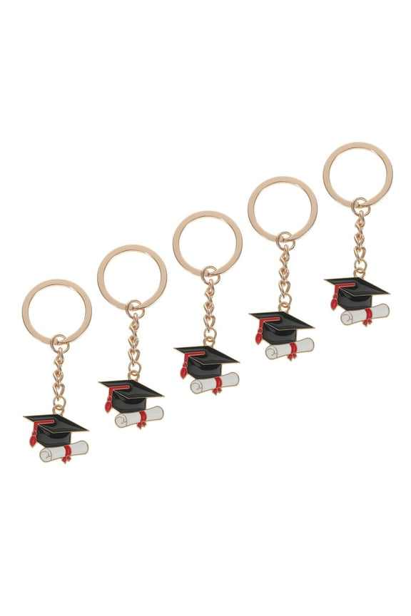 unbranded 5 Pcs Lanyards Keys Key Chain Student Nurse 8.00X2.60X0.10CM Black