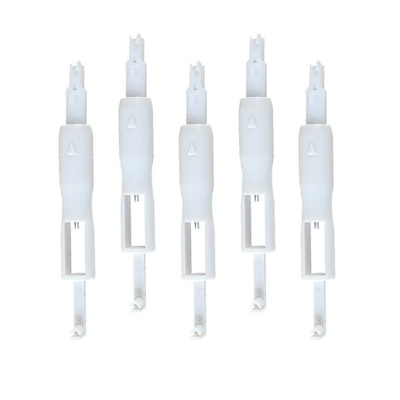 GOOHOCHY Needle Threading Tool Metal Sewing Machine Needle Inserter 5Pcs 2.8*0.4*0.4In