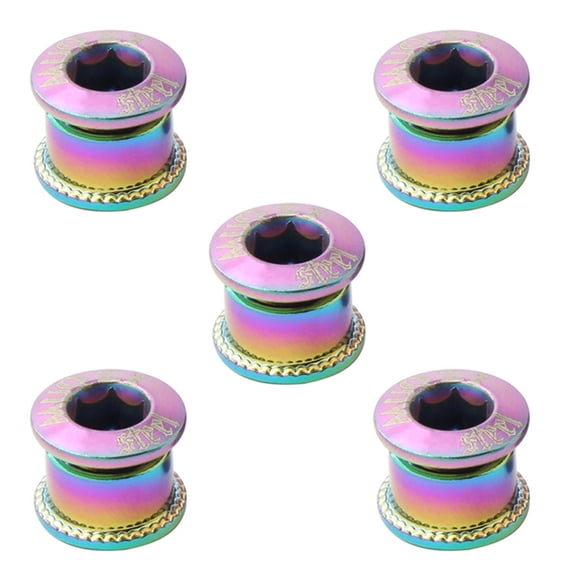 DECORNIJIA Bike Brake Disc Screws Crank Single Disc Bolt Non-loose 5pcs