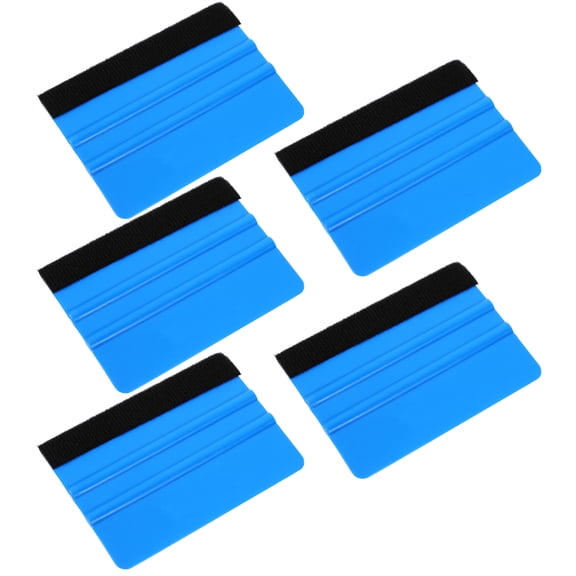 unbranded 5 Pcs Windshield Squeegee Long Handle Tinted Film Decal Scraper